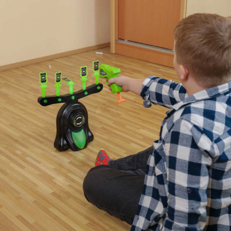LuxeAim Glow-in-the-Dark Doel Schietset | Boeiend schietspeelgoed voor kinderen dat de hand-oog coördinatie verbetert en eindeloos plezier biedt