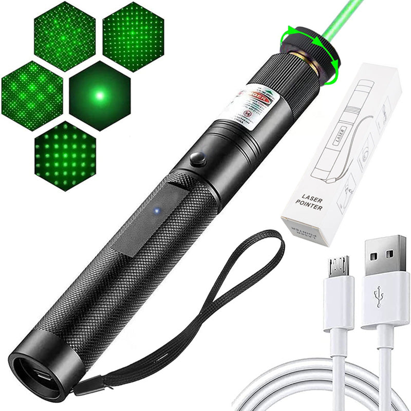 LuxeBeam Dual-Color Laser Pointer | Precisie rode en groene laser voor veelzijdige presentaties