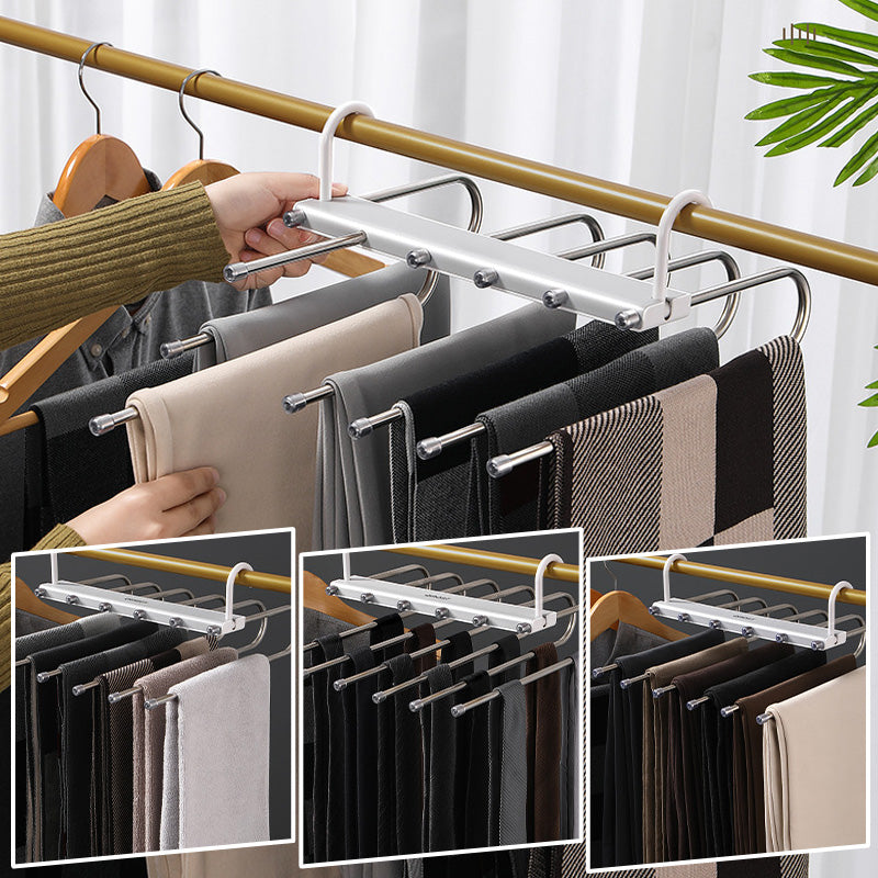 MagicSpace Multifunctionele Broekenhanger | Organiseer Slimmer, Bespaar Ruimte