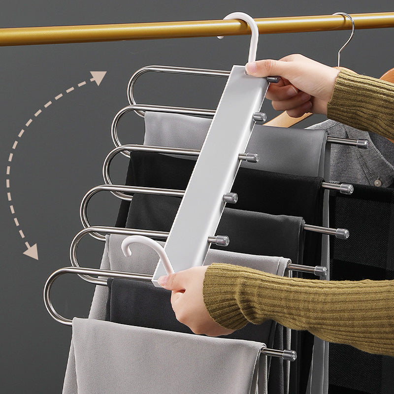 MagicSpace Multifunctionele Broekenhanger | Organiseer Slimmer, Bespaar Ruimte