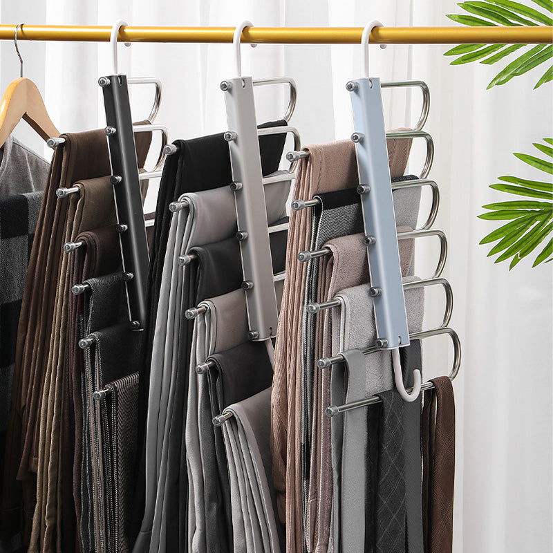 MagicSpace Multifunctionele Broekenhanger | Organiseer Slimmer, Bespaar Ruimte
