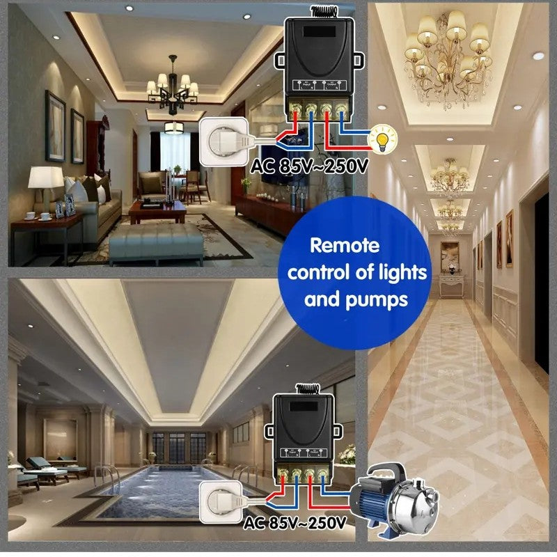 LuxaControl Draadloze Afstandsbediening Schakelkit | Moeiteloze controle zonder gedoe met bedrading