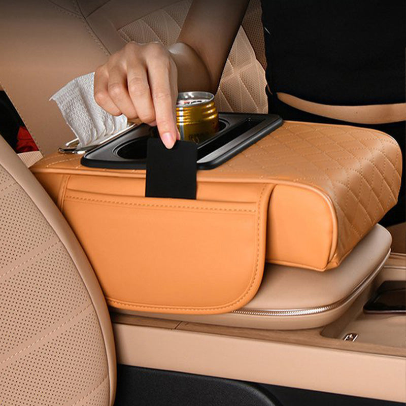 LuxuraComfort Luxe Armsteun Kussen | Verhoogt rijcomfort en ondersteuning onderweg