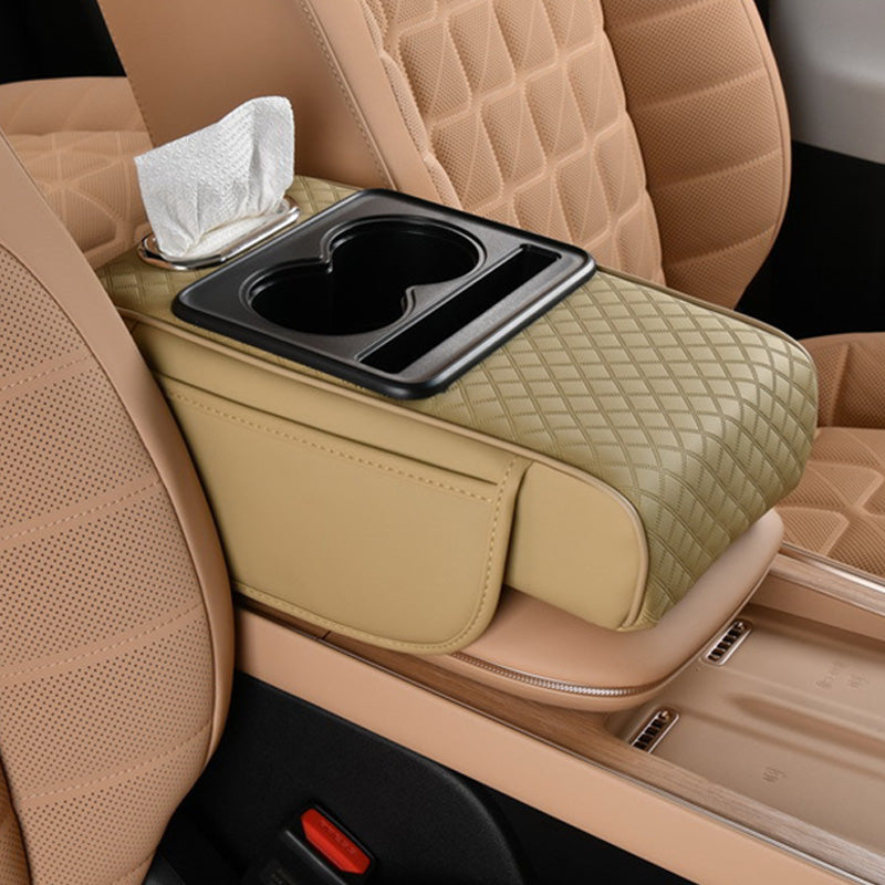 LuxuraComfort Luxe Armsteun Kussen | Verhoogt rijcomfort en ondersteuning onderweg
