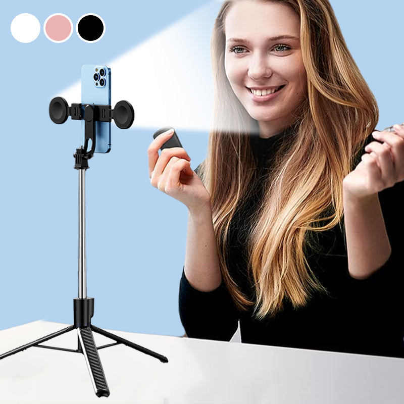 LuxuraSnap Elite Selfie Stick Tripod | Maak verbluffende selfies met geïntegreerde LED vullicht