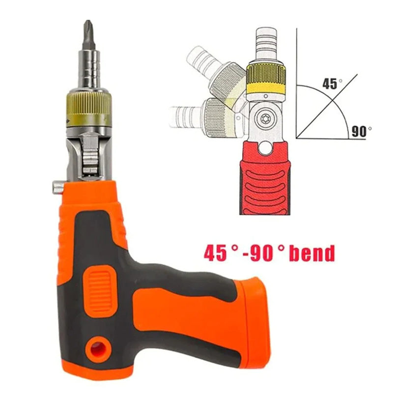 LuxCraft Magnetische Ratchet Schroevendraaierset | Precisie en kracht in één luxe set