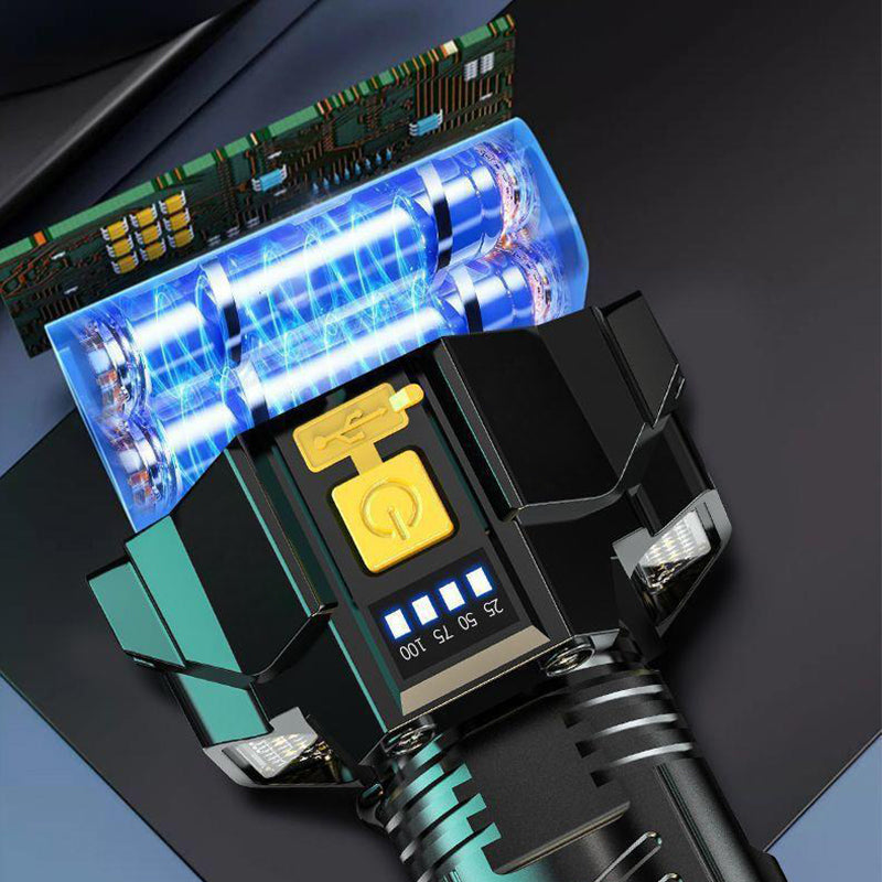 LuxeLight Waterdichte Oplaadbare Hoofdlamp | Perfecte verlichting voor buitenavonturen en handsfree gebruik