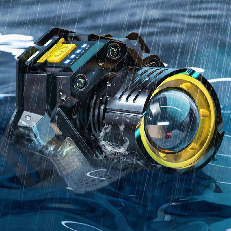 LuxeLight Waterdichte Oplaadbare Hoofdlamp | Perfecte verlichting voor buitenavonturen en handsfree gebruik