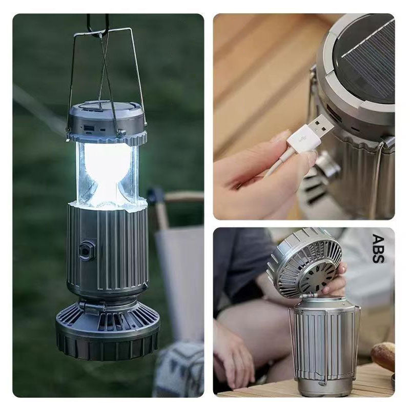 Luminara | 2-in-1 Zonnepaneel – geïntegreerde ventilator – modern design