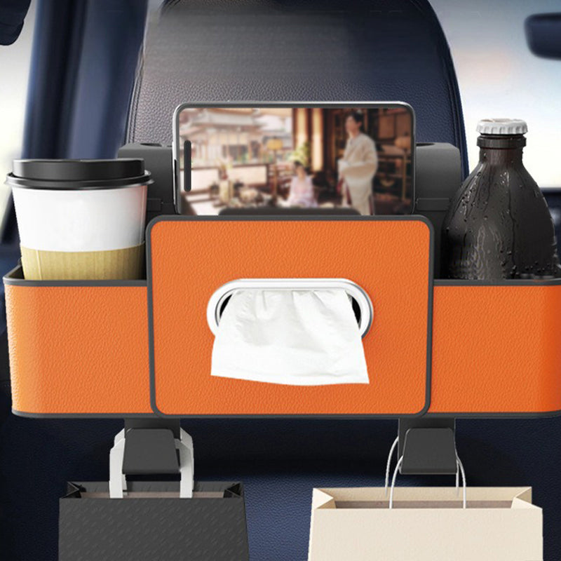 LuxuraBox Auto Multifunctionele Rugleuning Opbergdoos | Stijlvolle opbergoplossing voor uw auto-organisatie