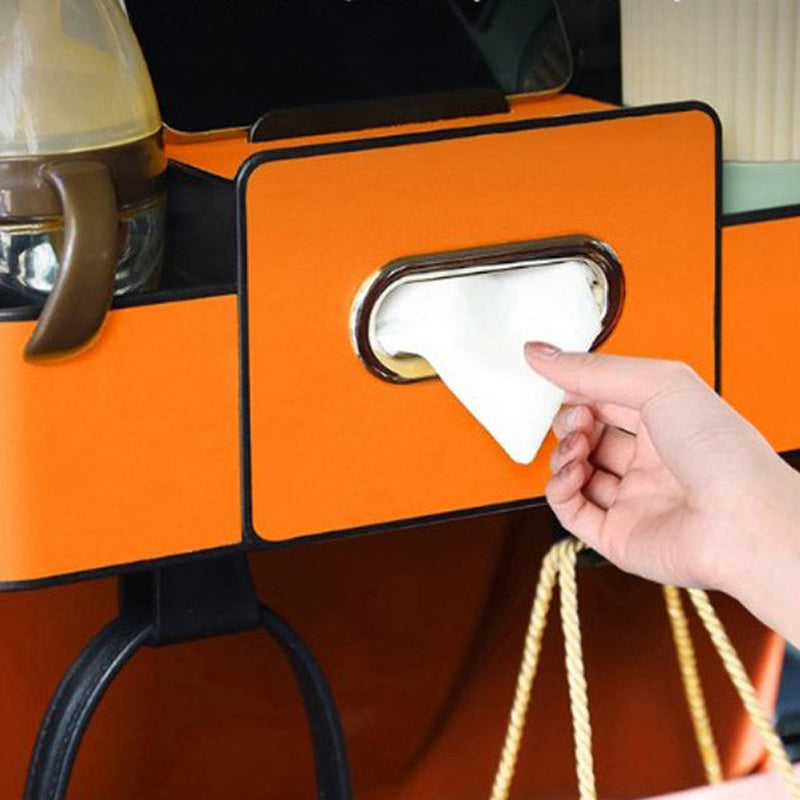 LuxuraBox Auto Multifunctionele Rugleuning Opbergdoos | Stijlvolle opbergoplossing voor uw auto-organisatie