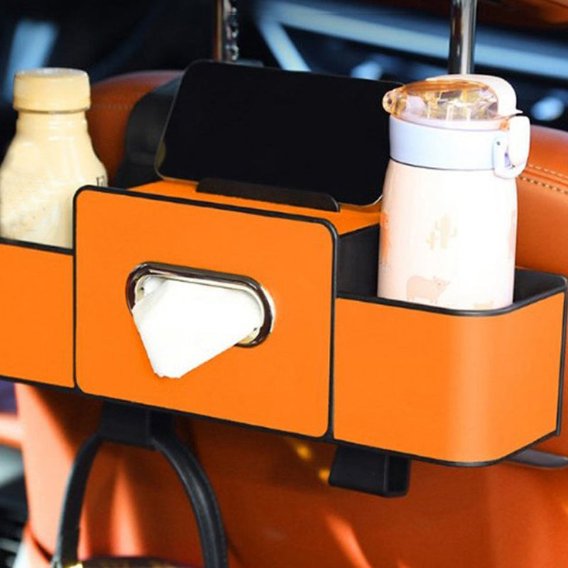 LuxuraBox Auto Multifunctionele Rugleuning Opbergdoos | Stijlvolle opbergoplossing voor uw auto-organisatie