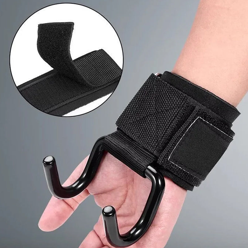 GripLux Elite Polssteun Haak Grip Trainer | Versterk grip en comfort tijdens training