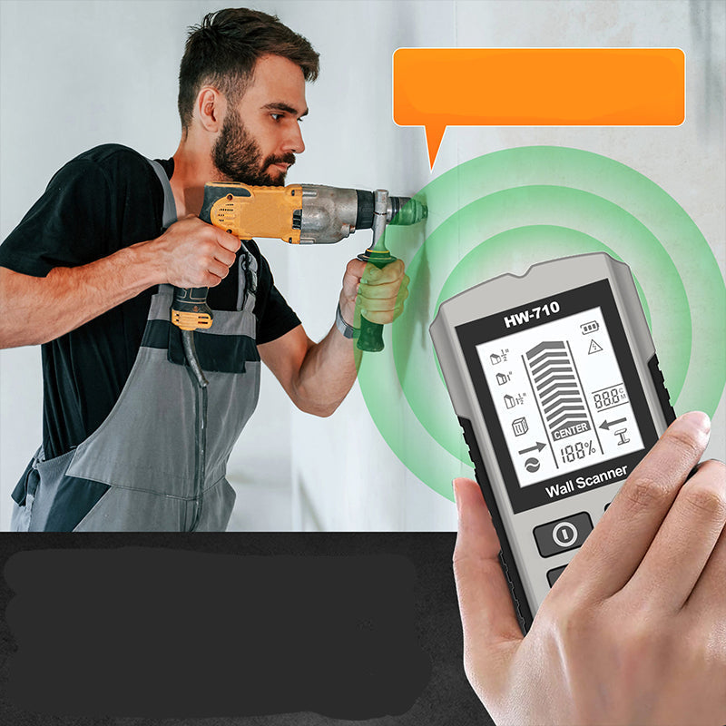 LuxMetal Pro Handheld Detektor | Multifunctionele Metaal- en Wanddetector voor Nauwkeurige Resultaten