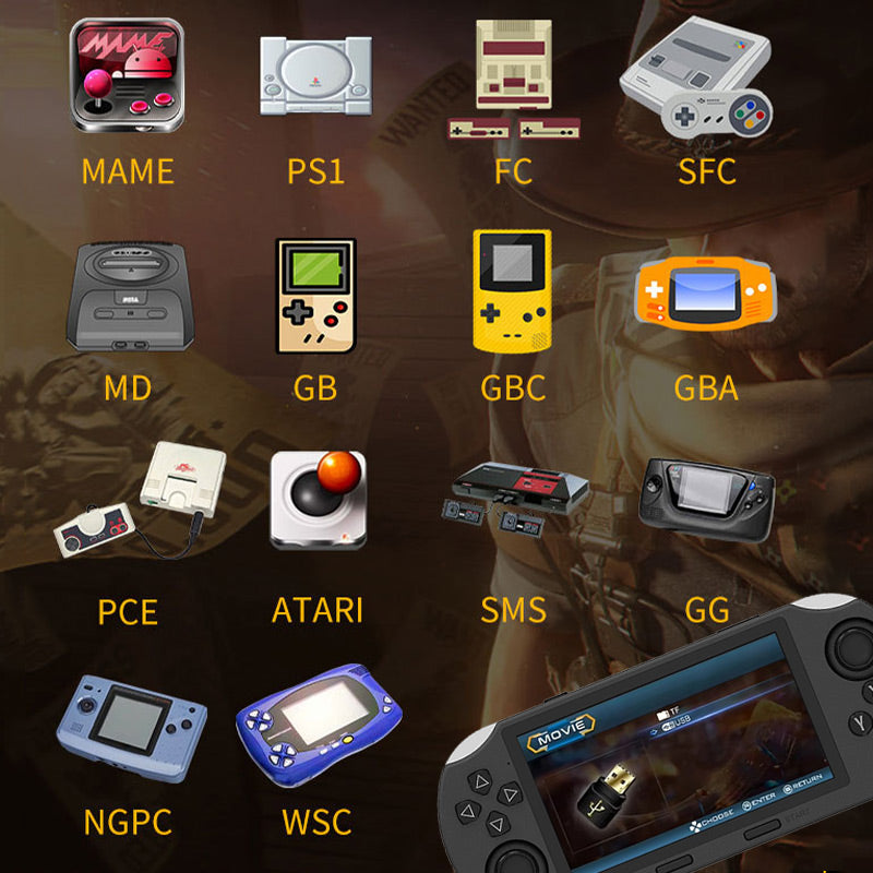 ElitePlay Luxe Draagbare Handheld HD-gameconsole | Ultieme gamingervaring in de palm van je hand