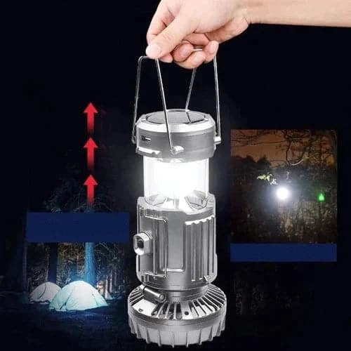 Elegante Licht | 6-in-1 LED Lantaarn – Draagbaar - Ventilator - Oplaadbaar