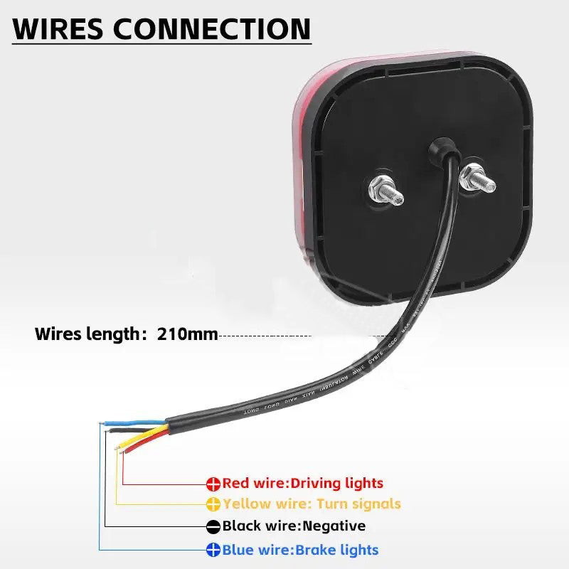 LuxLumen Aanhangerlampenset | Elegante verlichting voor optimale zichtbaarheid en veiligheid