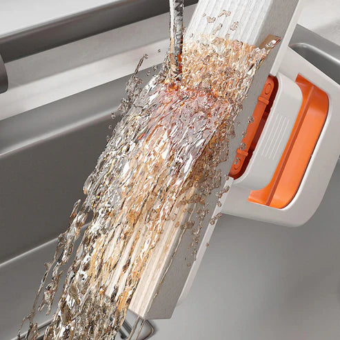 Handvrije Mini-Sponsmop – Sterk absorberende allesreiniger voor keuken, badkamer & auto
