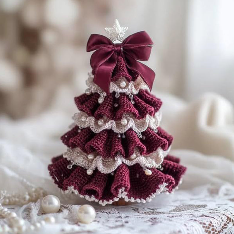 WinterHaak DIY Kerstboom Haakpakket – handgemaakte kerstdecoratie voor thuis