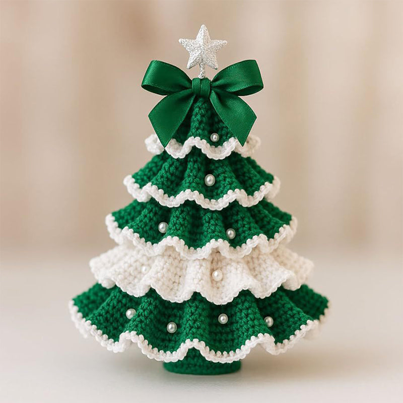 WinterHaak DIY Kerstboom Haakpakket – handgemaakte kerstdecoratie voor thuis