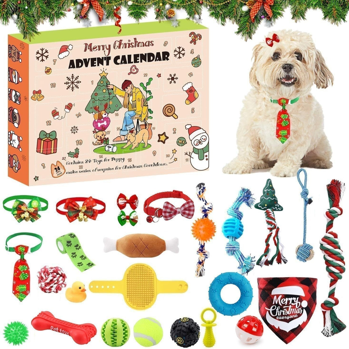 Pawfect | 2025 Aftel Adventskalender voor Katten en Honden