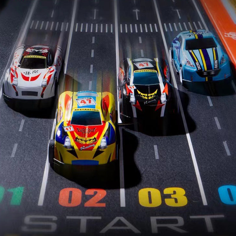 MiniGarage | 48 Mini Retro Auto met Geïntegreerde Garage voor Kinderen