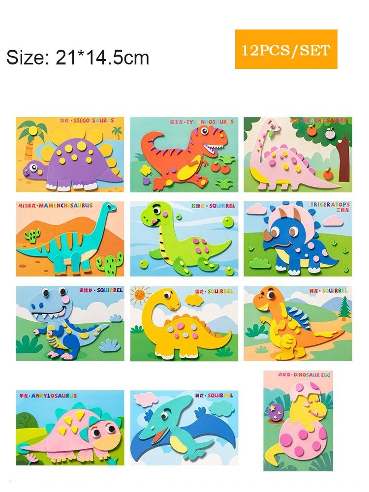 Creatieve Sticker Knutselset voor Kinderen