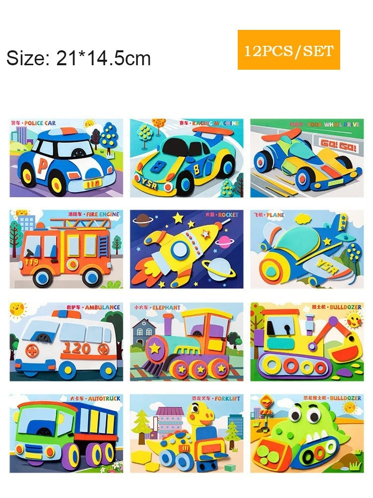 Creatieve Sticker Knutselset voor Kinderen