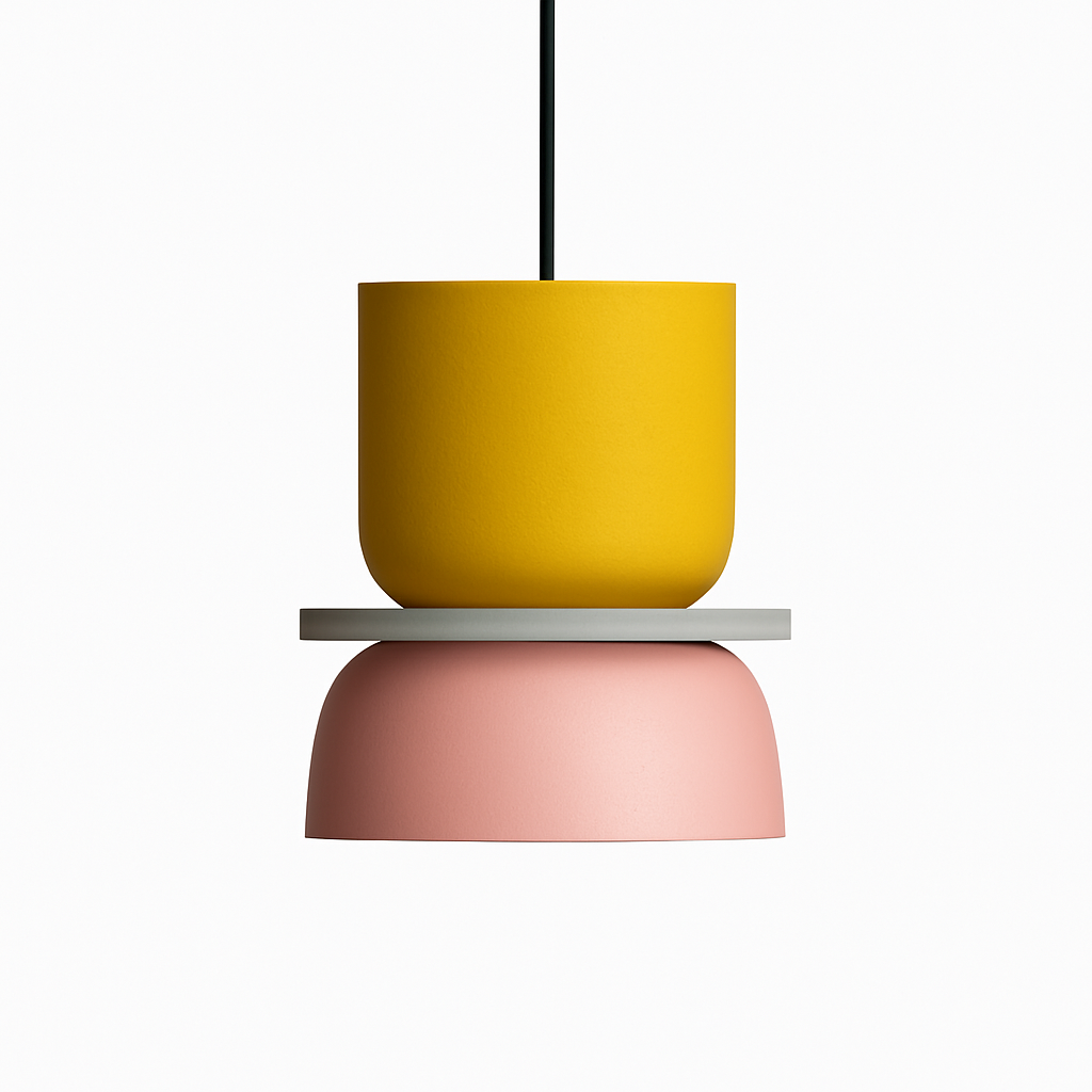 Kleurrijke Hanglamp met Speelse Vormen van Makazon