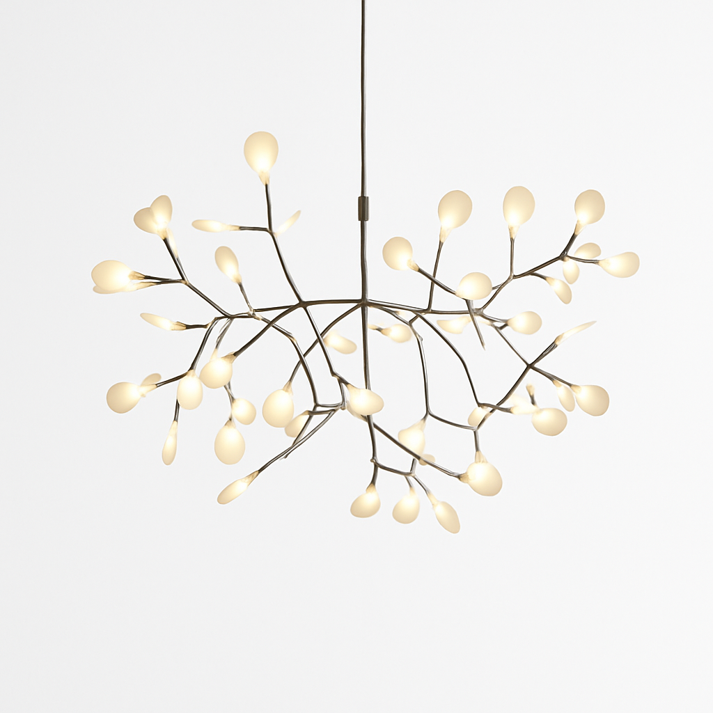 Moderne LED-hanglamp Boom in Koper of Zwart voor Thuis