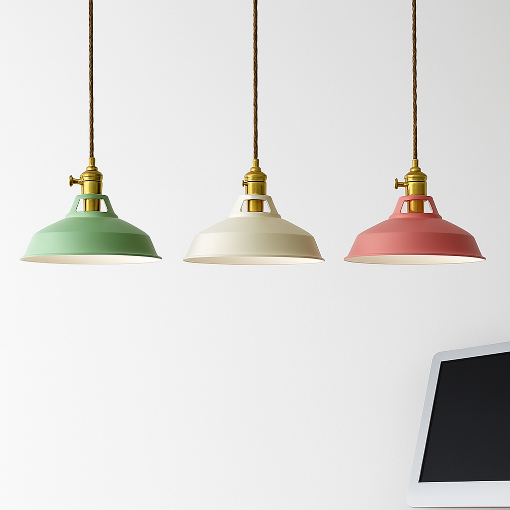 Kleurige Metaal-LED-Pendellamp Loft
