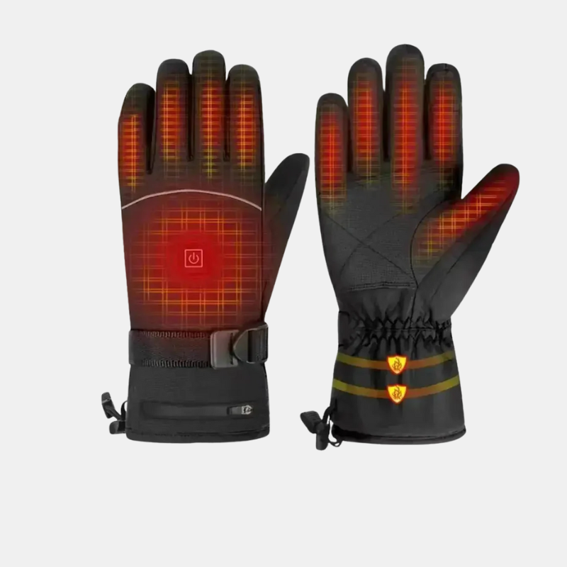 Elektrisch verwarmde waterdichte handschoenen met 3 temperatuurinstellingen