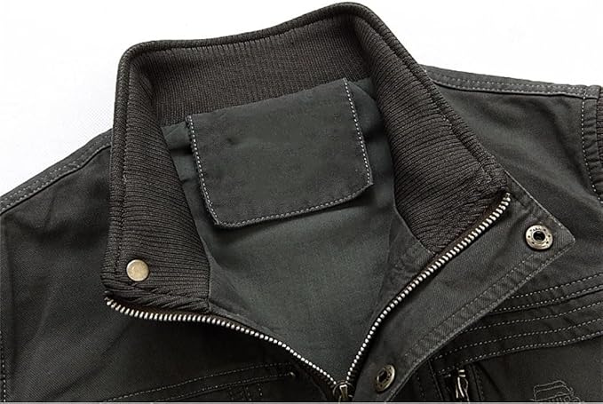 Vintage multi-pocket gilet voor mannen | Mouwloos
