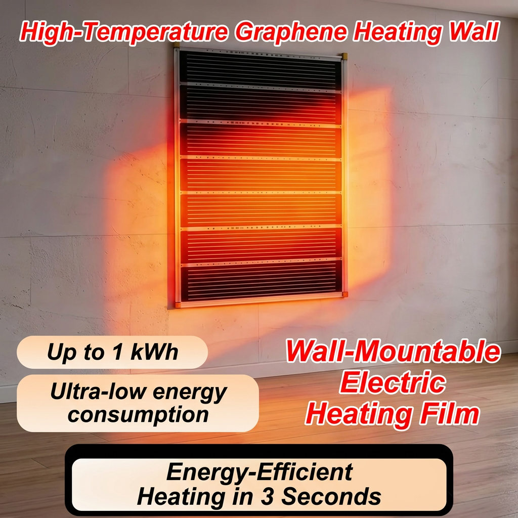 Infrarood Wandverwarming – Snelle 3 Seconden Verwarming, Energiezuinig & Stil