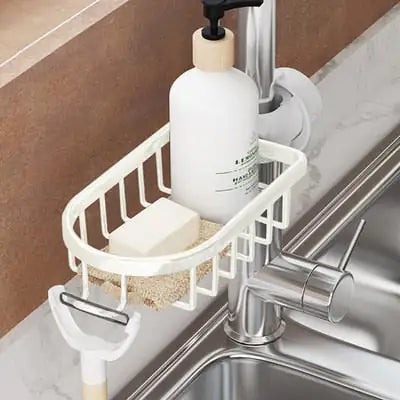 AquaGrip - Elegante Douchecabine met Veilige Bevestiging en Ruime Opslag