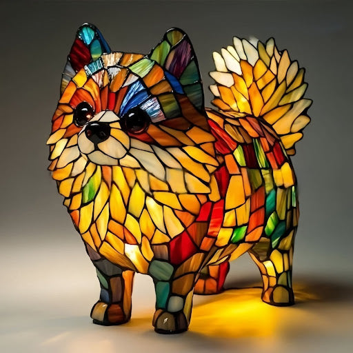 Lunaro - Artistieke LED Nachtlamp met Hondenrassen voor Sfeervolle Woondecoratie