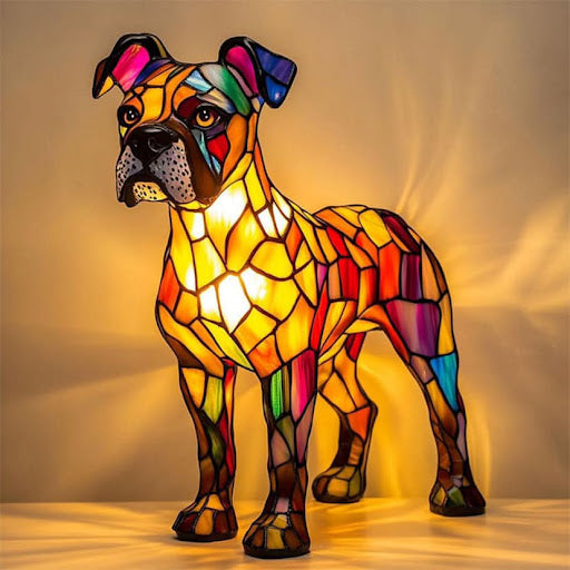 Lunaro - Artistieke LED Nachtlamp met Hondenrassen voor Sfeervolle Woondecoratie