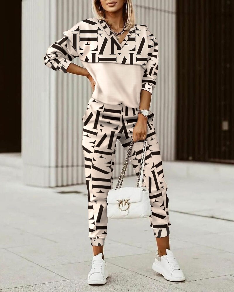 Luxe Joggingpak Comfortabele Loungewear voor Vrouwen