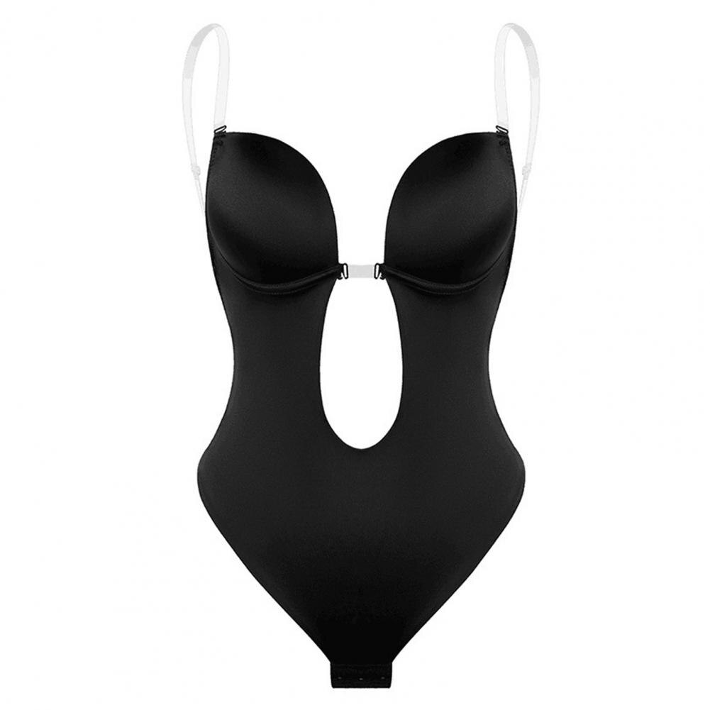 Diepe V-Hals Shapewear Bodysuit - Ultieme Body Shaper voor een Perfecte Silhouet