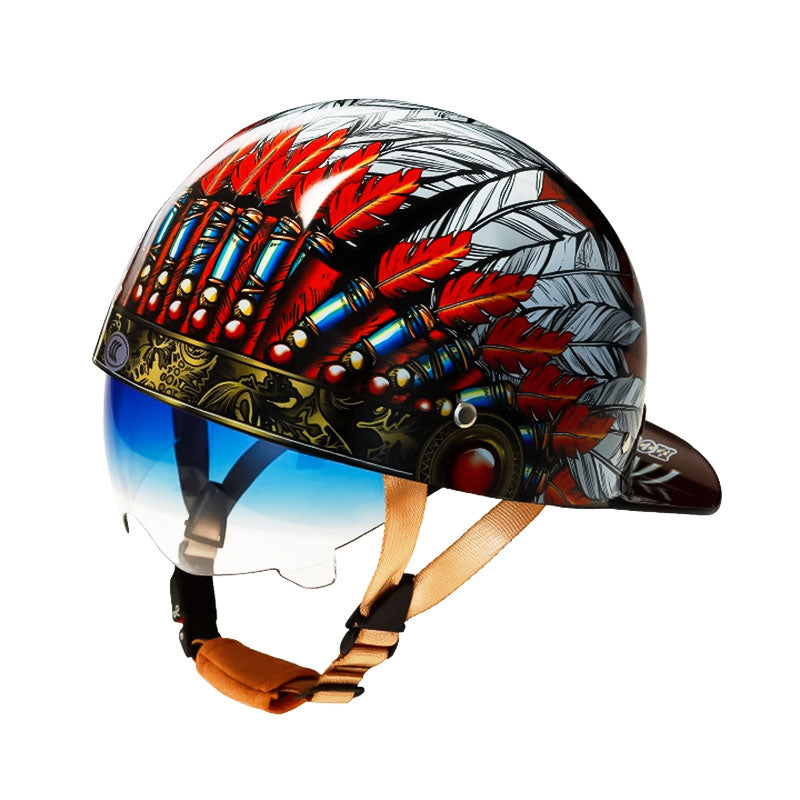 Motorfiets Baseballhelm - DOT-goedgekeurd
