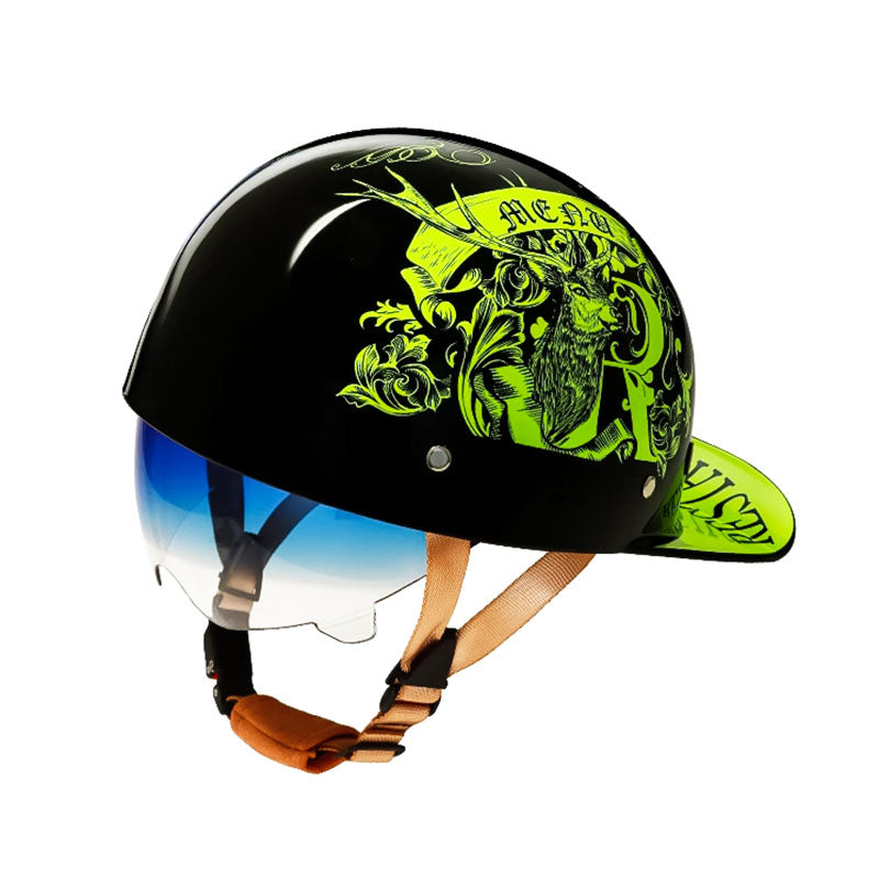 Motorfiets Baseballhelm - DOT-goedgekeurd