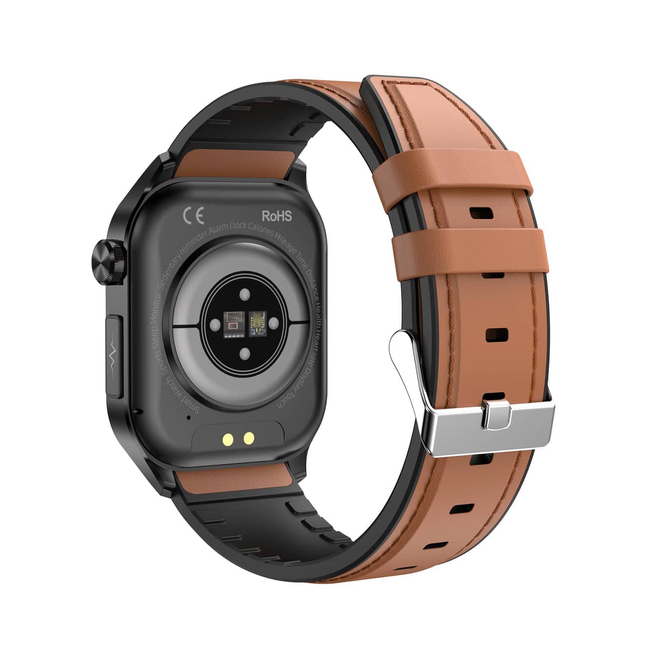 Smartwatch voor Gezondheid & Fitness – EKG, Bloeddruk, Hartslagmeting – Compatibel met iOS & Android