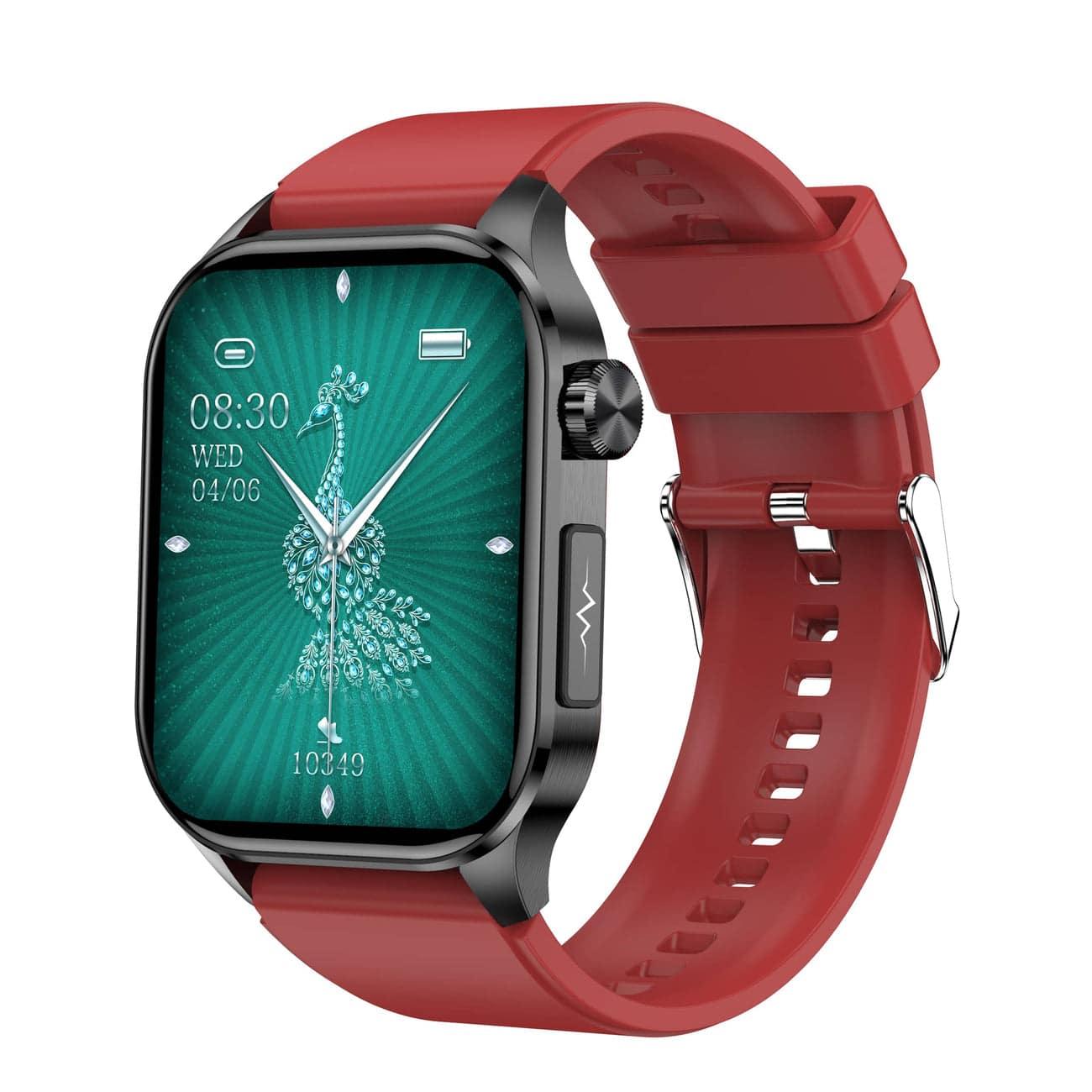 Smartwatch voor Gezondheid & Fitness – EKG, Bloeddruk, Hartslagmeting – Compatibel met iOS & Android