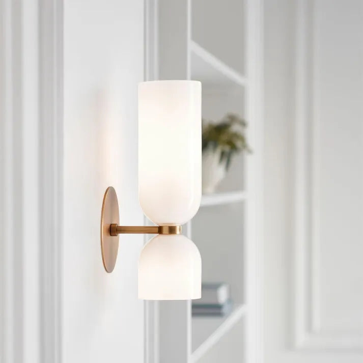 Dubbele Hoofd Glazen Wandlamp LED Sconces