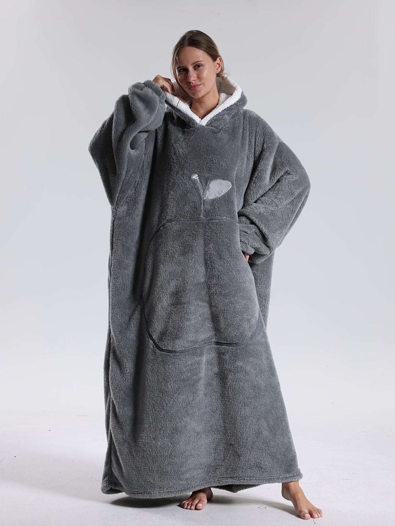 Hoodie Deken | Deken met Mouwen | Draagbare Deken Pullover | WarmteHood