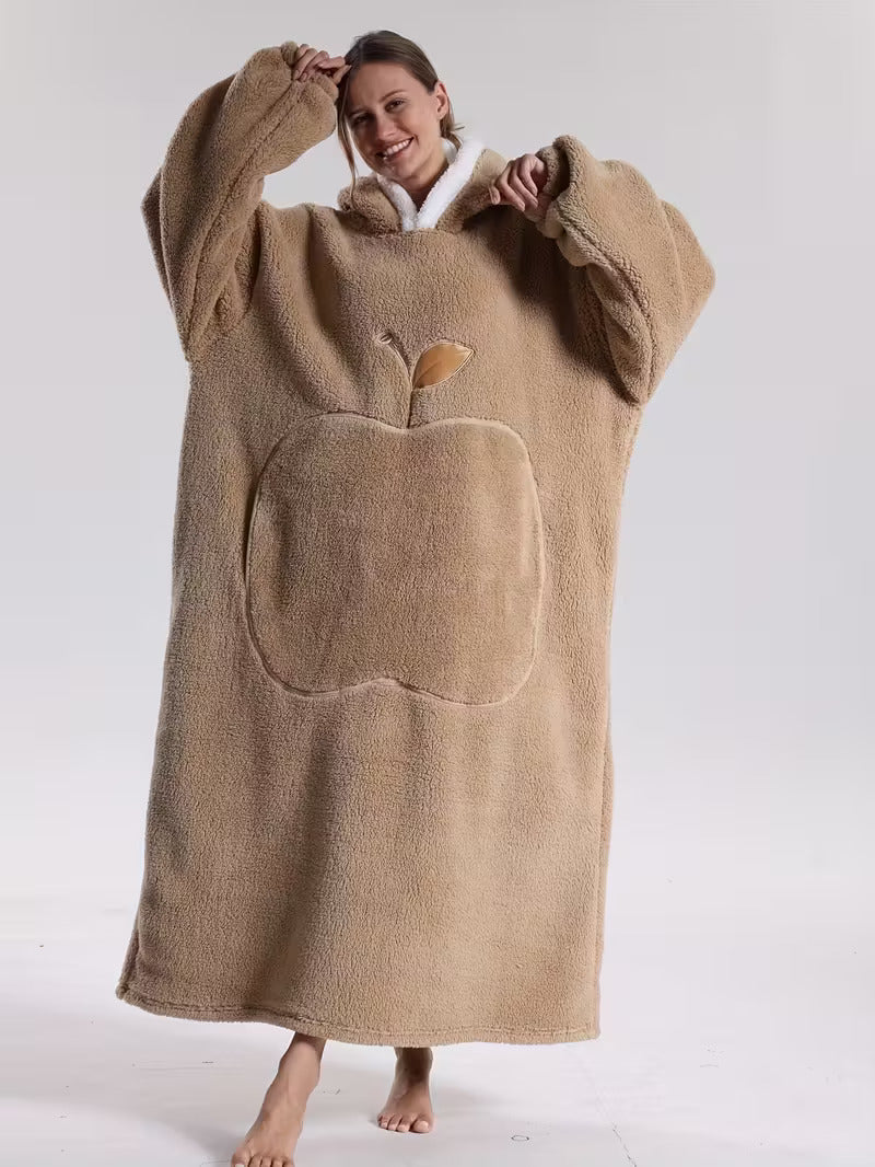 Hoodie Deken | Deken met Mouwen | Draagbare Deken Pullover | WarmteHood