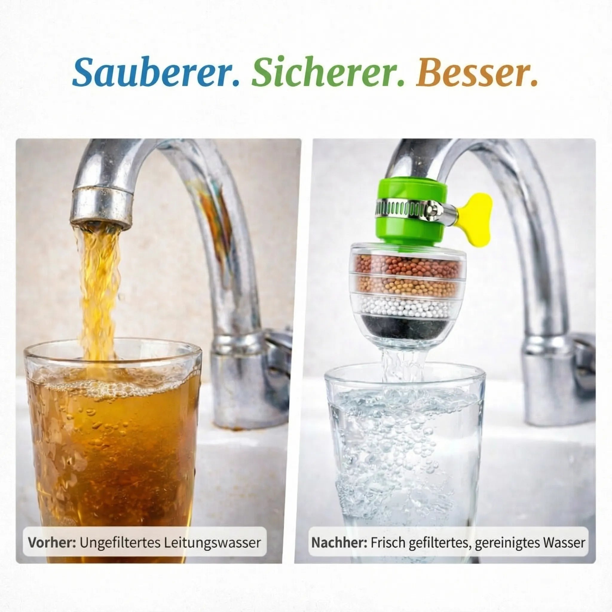 Waterfilter voor kraan aan huis aansluiting | Drinkwaterfilter voor schoon water | PureFlow