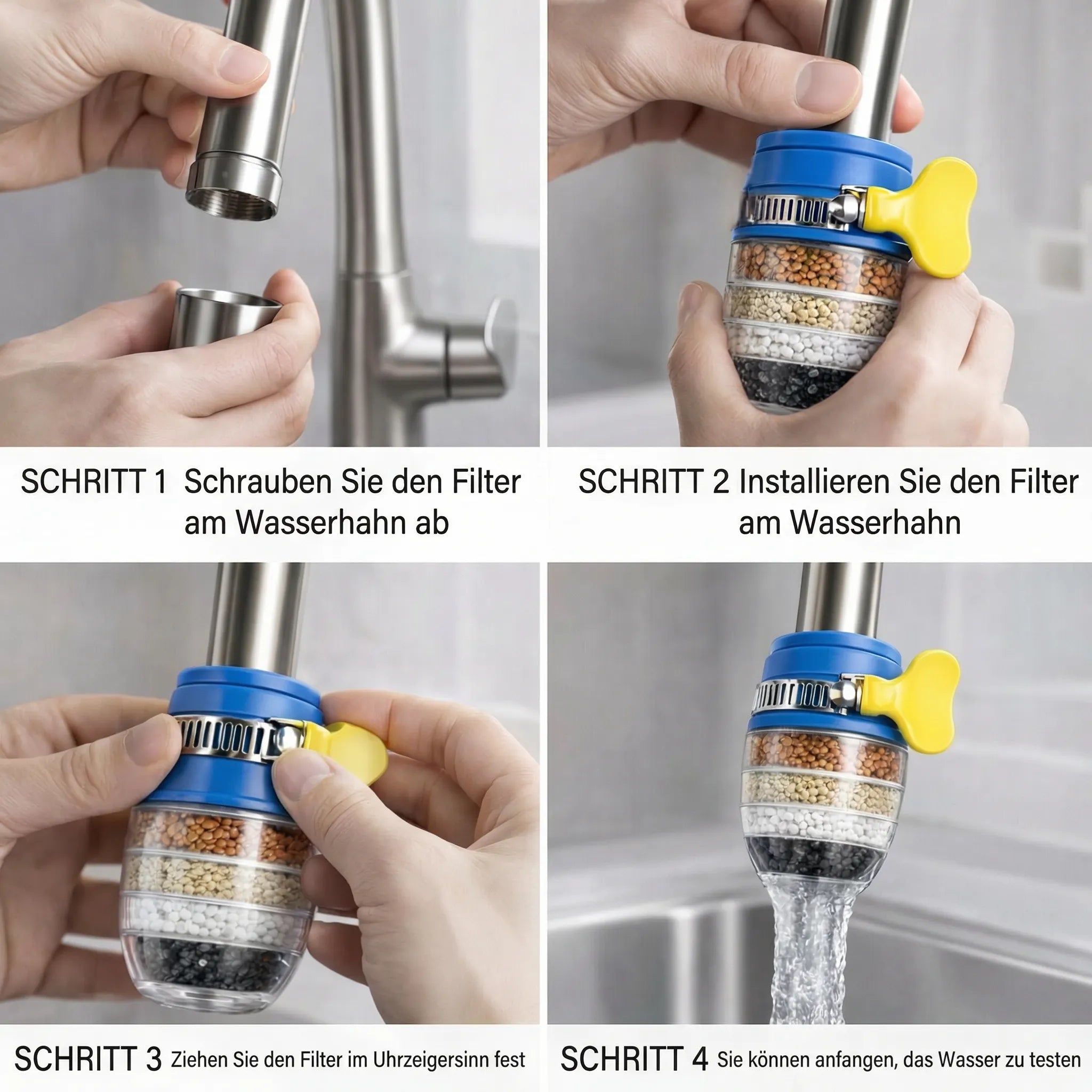 Waterfilter voor kraan aan huis aansluiting | Drinkwaterfilter voor schoon water | PureFlow