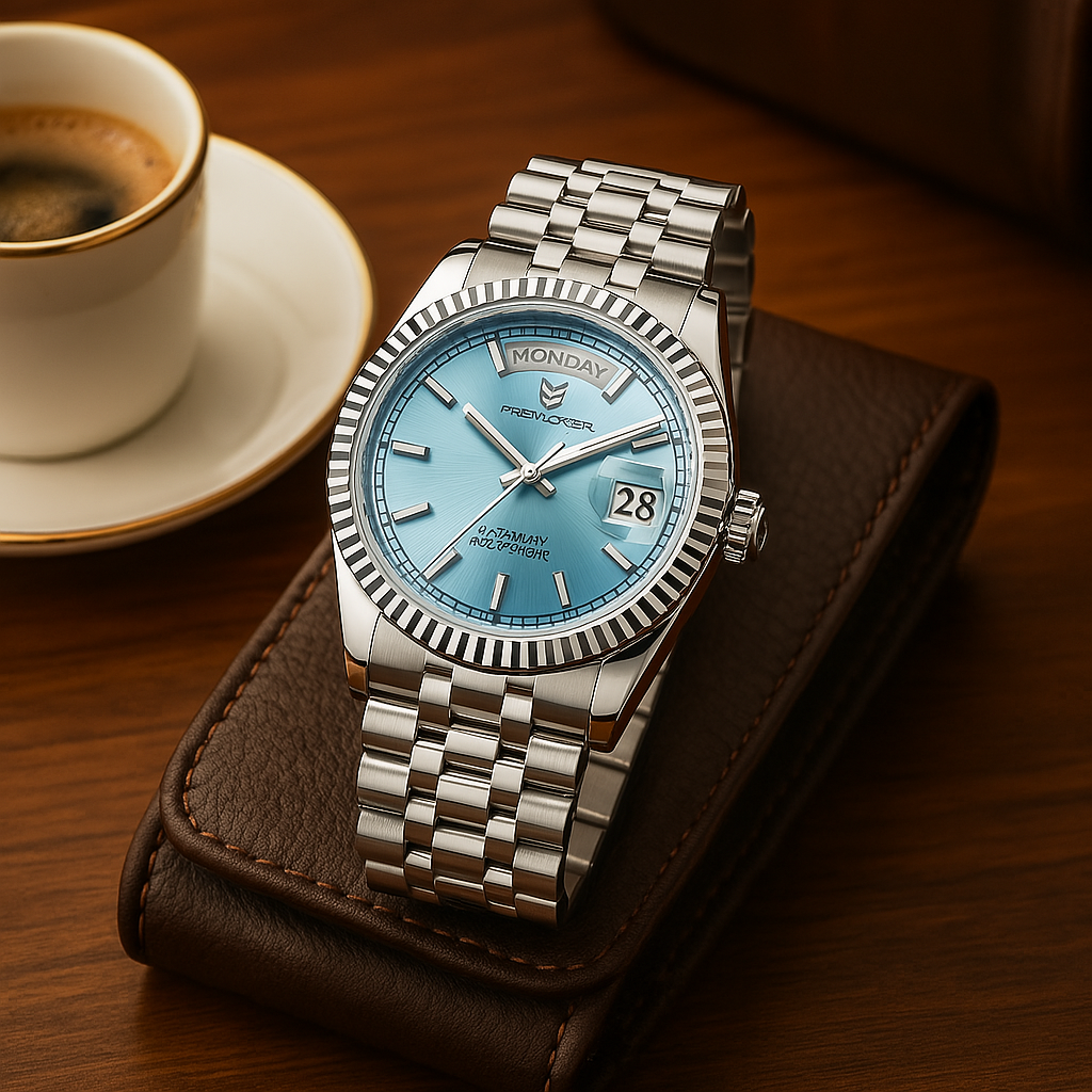 Luxueuze Heren Automatisch Horloge – RVS, zelfopwindend, kalenderfunctie – Stijl voor elke gelegenheid