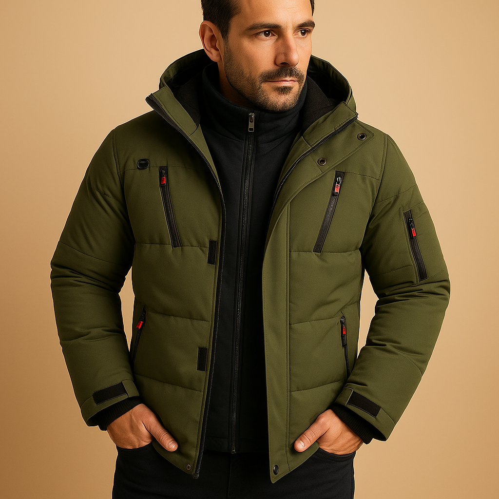 Heren AllWeather Winterjas – Waterdicht, Warm en Stijlvol